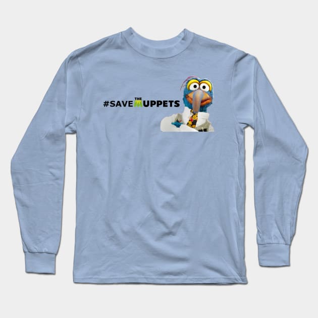 Save the Muppets - Gonzo Long Sleeve T-Shirt by MorningMonorail